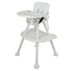 thumbnail image 1 of Silla Periquera de Bebe para Comer 2 en 1 Convertible en Silla y Mesa de Estructura Firme con Broches de Seguridad y Patas Antideslizantes Marfil, 1 of 4