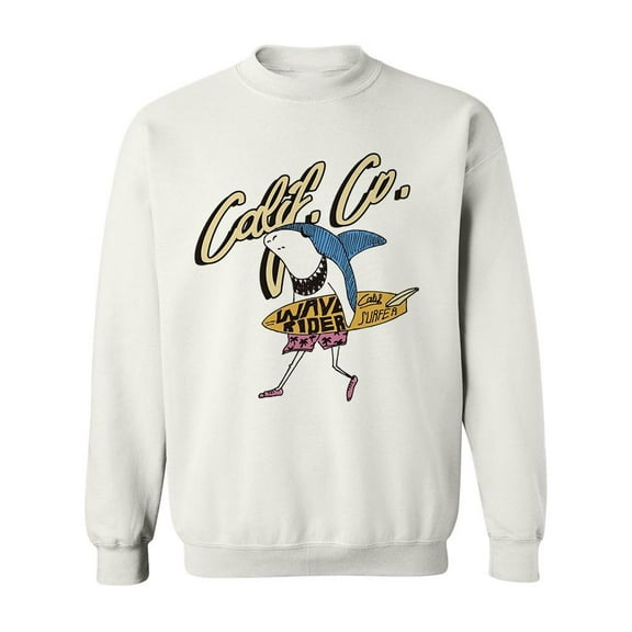 Wave Rider Design Sweatshirt Men -Image by Shutterstock, Male Medium