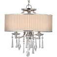 thumbnail image 1 of Beaumont Lane Convertible Bridal Veil Shade Semi Flush Mount in Chrome, 1 of 4
