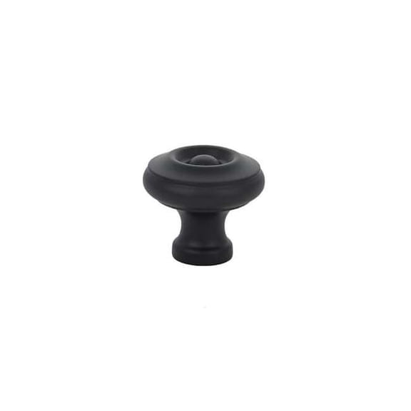Emtek Flat Black Knobs 86115US19 86115US19