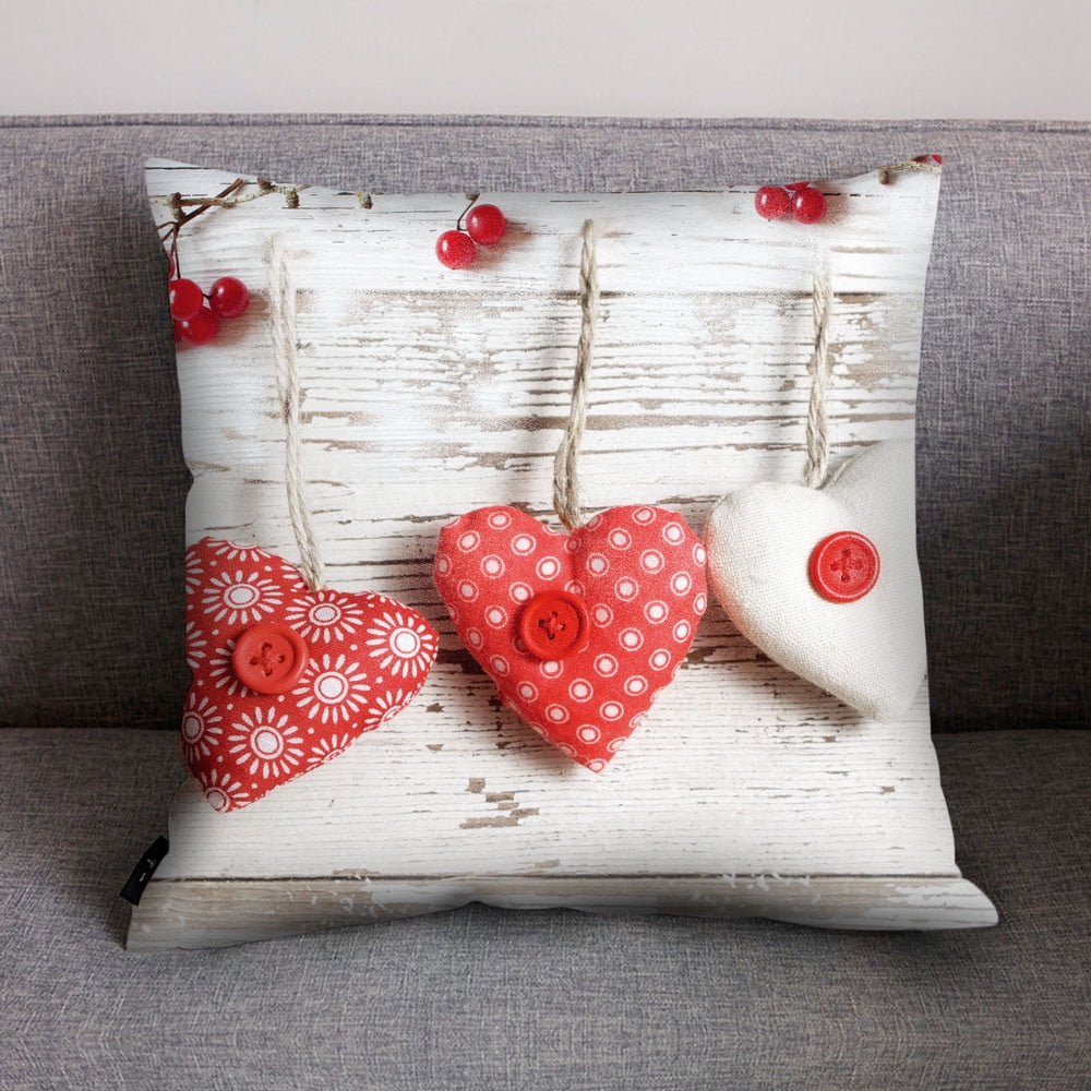Modern Polyester Pillow Case Sofa Car Waist Cushion Cover Home DIY Decoration 