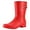 Red, variant on Litfun Mid Calf Rain Boots for Women Waterproof Garden Shoes, Black, Size 8