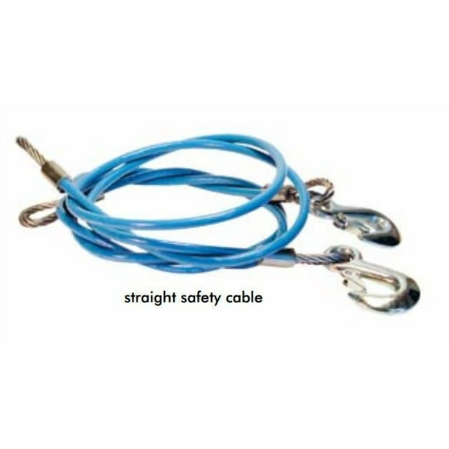 Roadmaster Trailer Safety Cable 910648-12 8000 Pound Rated; 12 Inch Length; With Quick Links; Set Of 2