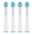 thumbnail image 1 of DEELLEEO Electric Toothbrush Replacement Brush Heads Refill  4Count, 1 of 5