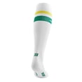 thumbnail image 2 of CEP 80's Tall socks, white/green&yellow, men III, 2 of 4