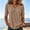 Khaki, variant on BRGZLK V Neck Long Sleeve Tops for Women Fall Solid Color Casual Lightweight Soft Comfy Pullover Basic T Shirts Vacation Workout Daily Clothes Navy M