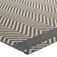 thumbnail image 4 of Modway Optica Chevron With End Borders 5x8 Indoor and Outdoor Area Rug in Gray and Beige, 4 of 8
