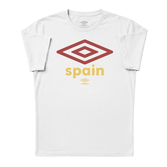 Umbro Mens Spain Diamond Logo T Shirt (White, S-XXXL)