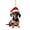 C, variant on ZSBCMY Dachshund Christmas Ornament, Acrylic Dog Decoration, Tree Pendant for Holiday Decor, Festive Gift for Family and Friends, Versatile Christmas Tree Hanging