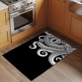 thumbnail image 2 of Black White Octopus Entryway Rug 2'x3'&nbsp; Non Slip Front Door Mats, Coastal Ocean Animals Nautical Entrance Rugs Indoor Outdoor Carpet, Washable Floor Mats Small Area Rug for Bedroom Kitchen, 2 of 8
