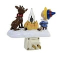 thumbnail image 2 of Roman Rudolph and Elf Friend 4.5 Inch Polyresin Swivel Plug Flickering Night Light, 2 of 4