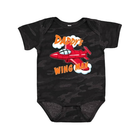 

Inktastic Daddys Wingman for fathers day Boys or Girls Baby Bodysuit