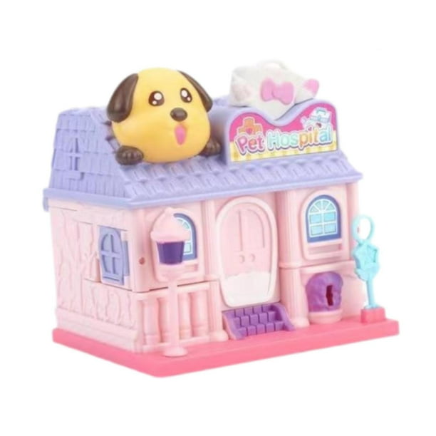 Casa de muñecas para niños CUTICAT Miniatura con Accesorios y muebles