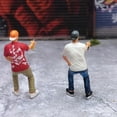 thumbnail image 4 of Diorama Sombrero de Béisbol CUTICAT Pintura Graffiti Juguetes 1:64 Camiseta Niño Blanca, 4 of 8