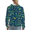 thumbnail image 7 of Honeii Little Pirate Crocodile Pattern Womens Oversized Hoodies Long Sleeve Sweatshirts Pullover Fall Outfits with Pocket-Large, 7 of 7