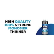 Styrene Monomer Thinner for gelcoat and Resin - Quart