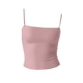 thumbnail image 4 of Tank Tops for Women, Skinny Solid Color Adjustable Spaghetti Strap Trendy Camisole, 4 of 4