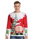 thumbnail image 4 of Suéter navideño feo unisex con estampado 3D, divertido jersey, jerséis, tops para Navidad, hombres, mujeres, fiesta, sudadera con capucha, 4 of 5