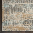 thumbnail image 4 of Michael Amini  MA90 Uptown Abstract Area Rug 4' x 6' - Beige/Aqua - Rectangle, 4 of 5