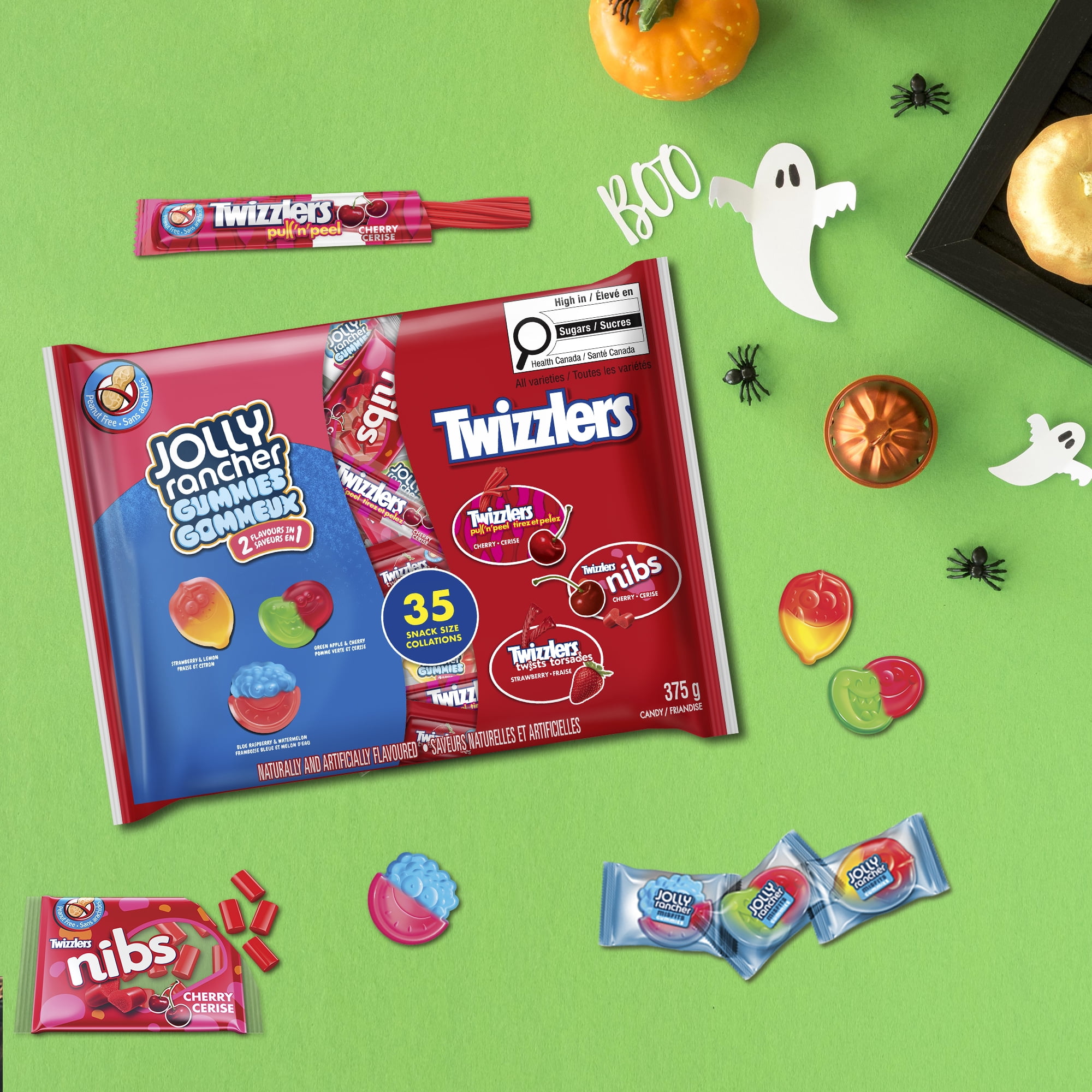 35 unités variées Jolly Rancher et Twizzlers 375 g, 32 paquets