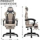 thumbnail image 3 of Gaming Chair with Massage,Ergonomic PC Gaming Chair with Footrest Comfortable Headrest and Lumbar Support My Lux Decor Round, 3 of 15