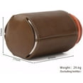 thumbnail image 2 of 10PCS Leather Can Cooler : Slim Beer Can Cooler Insulated, Reusable Drink Sleeves for Iced Drinks,Beer Cooler for Cans (Deep Brown), 2 of 10