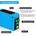 thumbnail image 3 of Photoelectric Sensor Switch NO+NC,DC10-30V,Distance:80cm/31.52inch, AE3Z-D61,Reflective Photovoltaic, 3 of 5