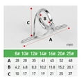 thumbnail image 4 of Durable High-Quality Fishing Rod Guides Tip Top Guides Fishing Rod Eye Ring Line Repair Wear-Resistant 7 Sizes 25# Fangkenuo, 4 of 7