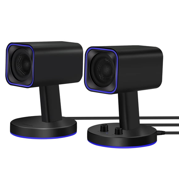 Altavoces para PC para juegos de computadora Sanyun SW202 de 2,25 pulgadas y 24 W
