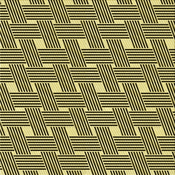 Ahgly Company Indoor Square Patterned Milk Chocolate Brown Area Rugs, 8' Square