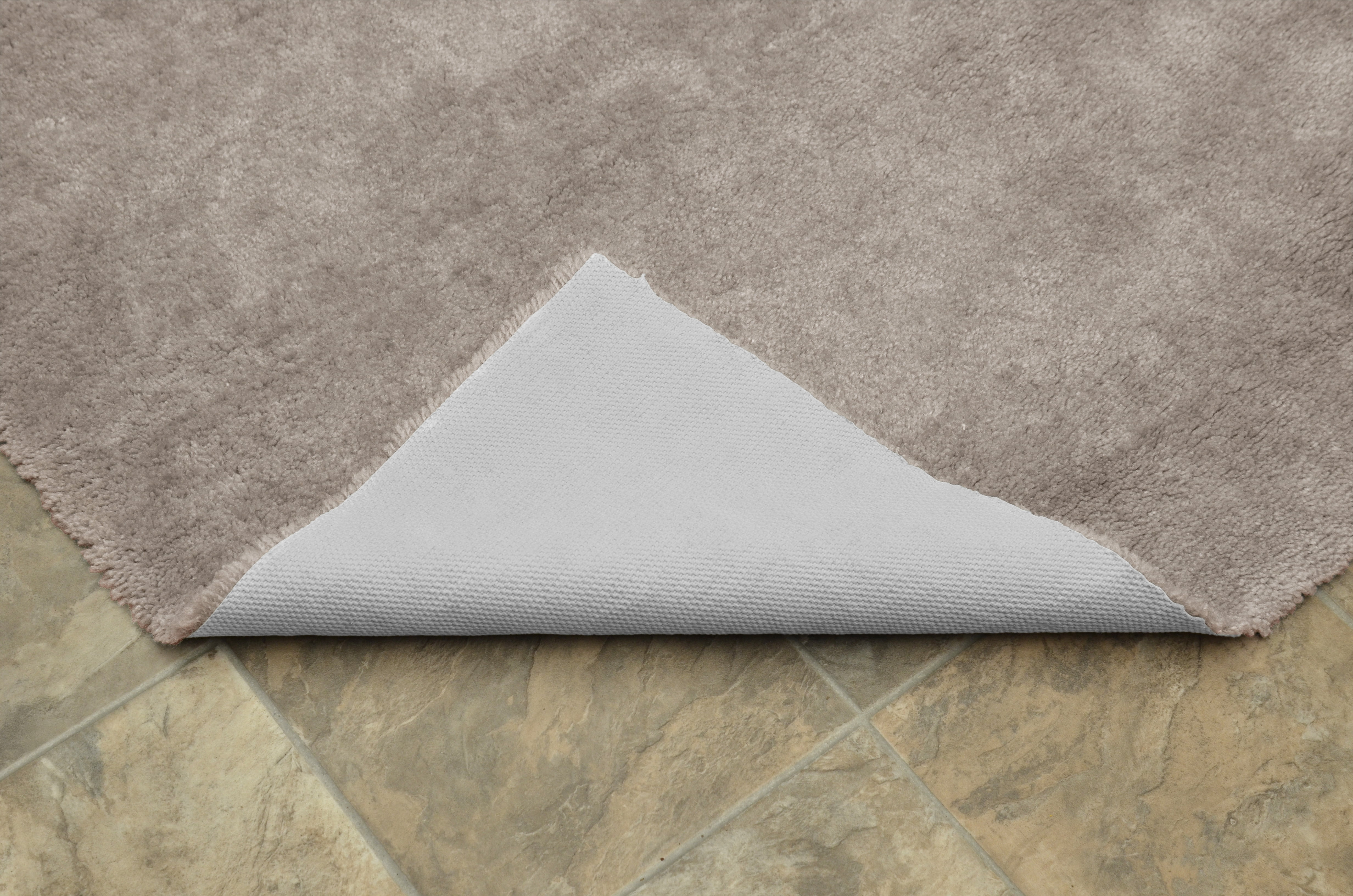 Garland Rug Room Size Washable Nylon Taupe Bathroom Carpet, 5' x 6'