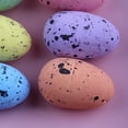 thumbnail image 7 of Naierhg 50Pcs Colorful Mini Easter Egg DIY Crafts Projects Home Decoration Small Spotted Simulated Pigeon Egg Ornament Kit Festival Gift 6 cm, 7 of 7