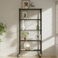 thumbnail image 5 of 2 Pcs 5-Tier Adjustable Metal Wire Shelving,750 lbs Capacity Heavy Duty Storage Shelves, 14"D x 30"W x 60"H,Heavy Duty Steel Wire Rack Storage Shelves for Kitchen, Garage, 5 of 8