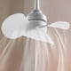thumbnail image 2 of 2X Ventilador con Zócalo Rosca, Ventilador Enfriador Techo Compacto, Ventilador Refrigeración con Rosca, Ventilador Mesa Pequeño y Silencioso para Dormitorio, Cocina, Estudio, 2 of 5