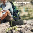 thumbnail image 2 of Emergency Radio Splashproof Bluetooth Speaker Portable AM/FM Solar Crank Radio with Torch LED Reading Lamp Solar Panel 5000 mAh Power Bank Outdoor Camping Dynamo Radio, 2 of 7
