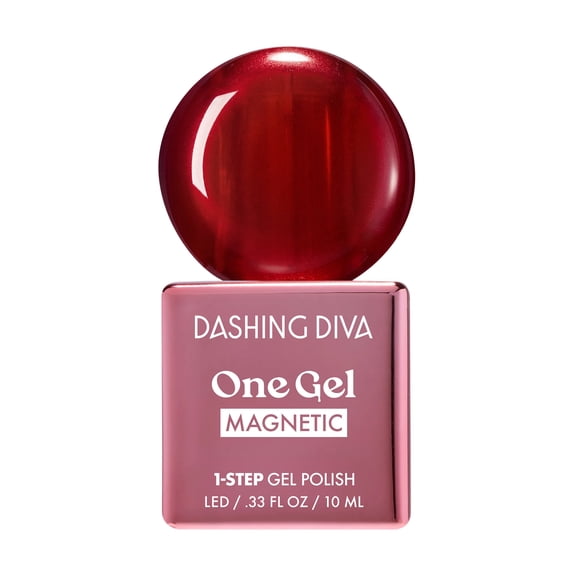 Dashing Diva One Gel Magnetic, Gel Nail Polish, Fury, 1 10ml / 0.33 fl oz