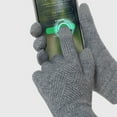 thumbnail image 4 of Guantes de invierno para hombres y mujeres, guantes cálidos para mensajes de texto con pantalla táctil con forro térmico de punto suave, 4 of 5