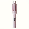 thumbnail image 4 of Ceramic-coated 32mm large wave curling iron, 7 temperature settings, 10-second rapid heating, precise temperature control, one-button automatic start, anti-scalding, 110V/220V dual voltage, US standa, 4 of 9