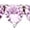 Lab Created Pink Sapphire, variant on Round Cut Lab Created Tennis Necklace in Sterling Silver