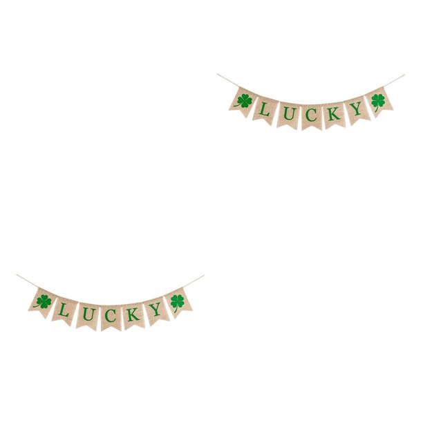 Matsuzay Decoraciones de San Patricio Exquisito Simple Party Prop Festival Adorno temático Festival Banners Props para de diseño de escena Type1 NO1