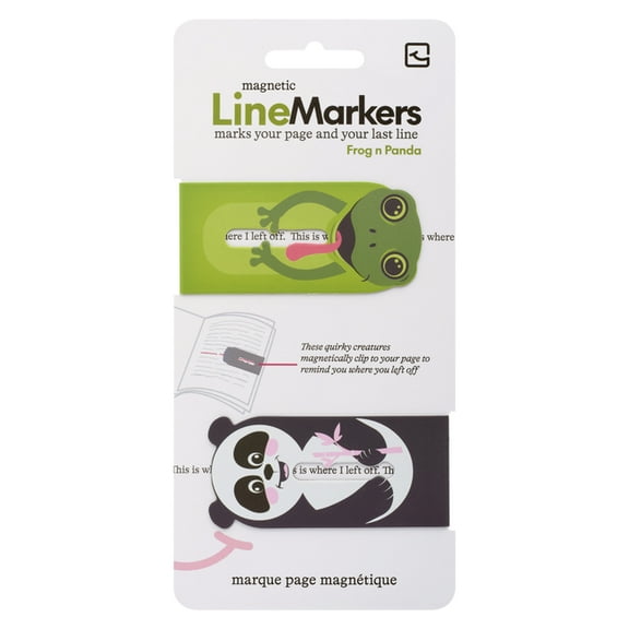 Linemarkers Frog & Panda, (Hardcover)