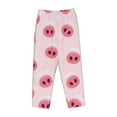 thumbnail image 4 of Xecao Cute Pig Nose Women's Straight Lounge Pajama Pants: The Epitome of Relaxed Sleepwear, 4 of 9