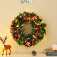 thumbnail image 1 of led christmas lights Christmas Decoration Wreath With Simulated Lights christmas decorations, 1 of 4