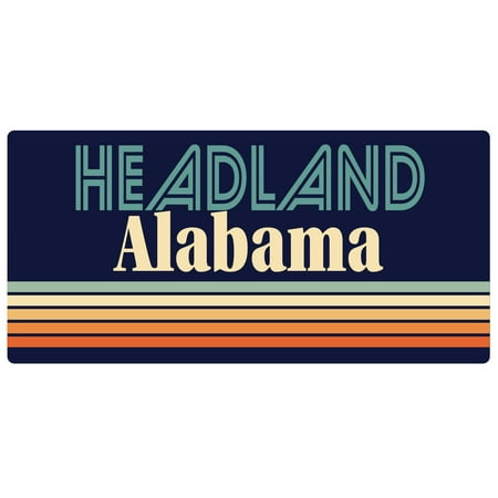 

Headland Alabama 5 x 2.5-Inch Fridge Magnet Retro Design