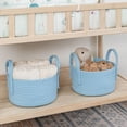 thumbnail image 2 of ERDOUY Storage Box for Pantry Organizer and Storage,Perfect for Bathroom,Cabinet,Kitchen,Fridge,Closet Organization Supplies 9.5*9.5*5.51inch (Green), 2 of 4
