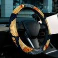 thumbnail image 6 of Shell 14.5 Inch Printing PVC Leather Steering Wheel Covers Car Wheel Covers Auto Accessories, 6 of 6