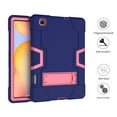thumbnail image 4 of Galaxy Tab S6 Lite Case 10.4 inch 2020, SM-P610 Cover Case, Kids Heavy Duty Rugged Hybrid Shockproof Kickstand Protective Case with S Pen Holder for Samsung S6 Lite SM-P610/P615, Navy Blue+Pink, 4 of 8