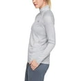 thumbnail image 2 of Under Armour Women's Tech Twist 1/2 Zip Long Sleeve Pullover Shirt (Light Grey/Silver, XS), 2 of 7