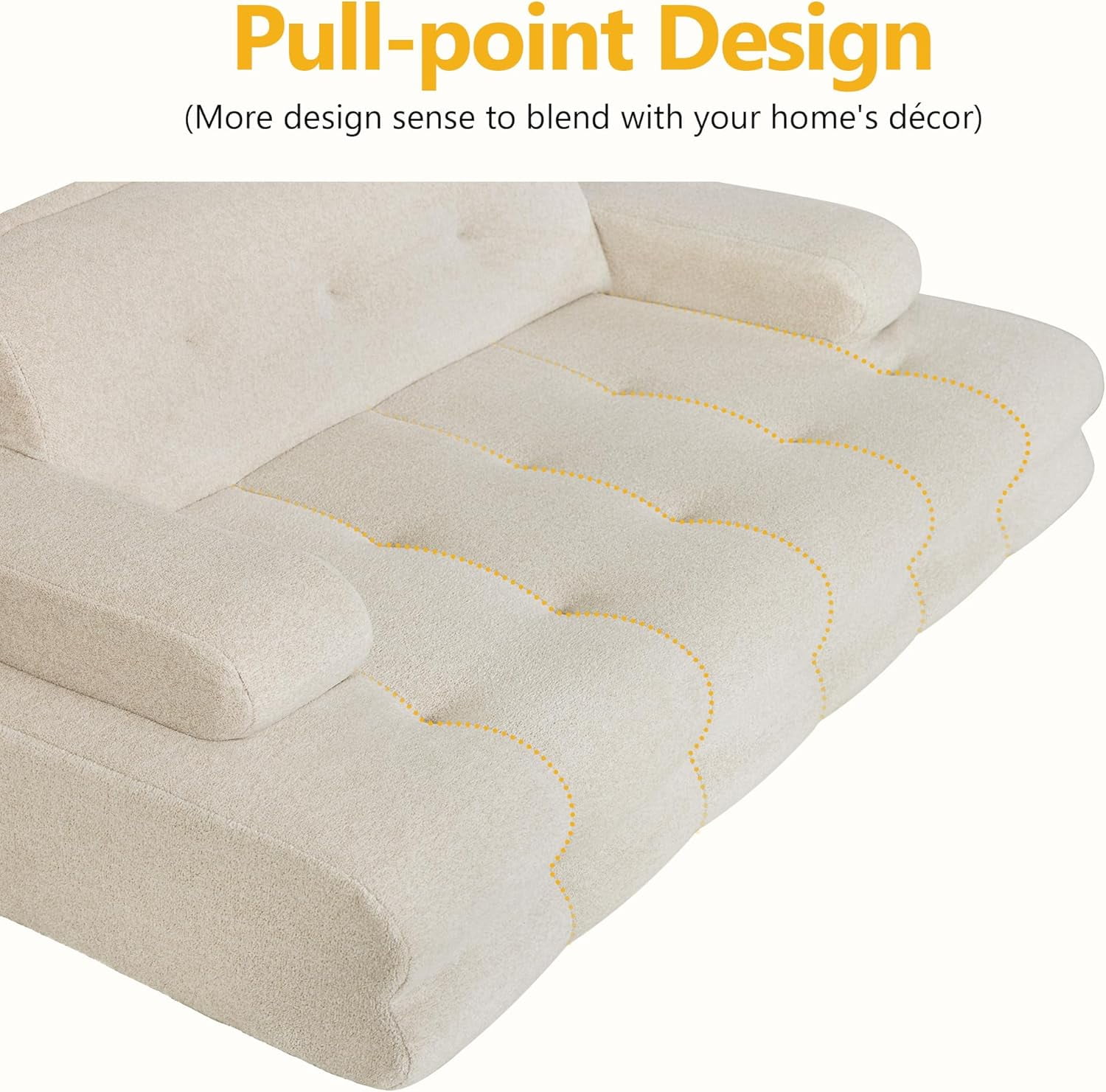 Lovupet Dog Sofa Bed for Large Breed, Dog Couch Sleeping Bed with Anti-Slip Bottom, PS579