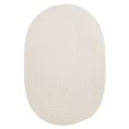 thumbnail image 1 of Colonial Mills Rug BR10R024X048 Boca Raton - White 2 ft. x 4 ft. Braided Rug, 1 of 1